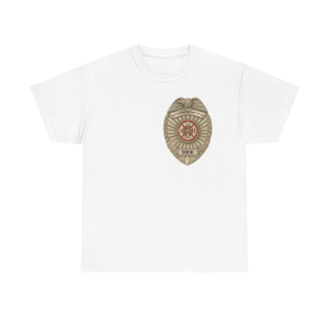 Flames Test Metal – Courage Firefighter Tee